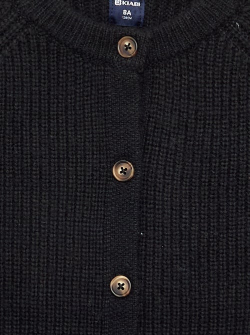 Plain Long-Sleeved Cardigan - Kiabi
