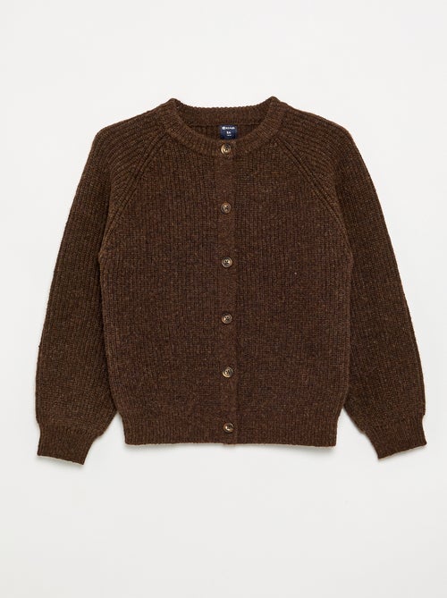 Plain Long-Sleeved Cardigan - Kiabi
