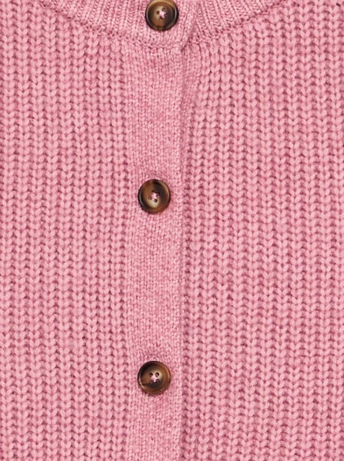 Plain Long-Sleeved Cardigan - Kiabi
