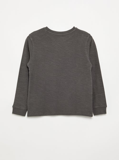 Plain long-sleeved sweater - Kiabi