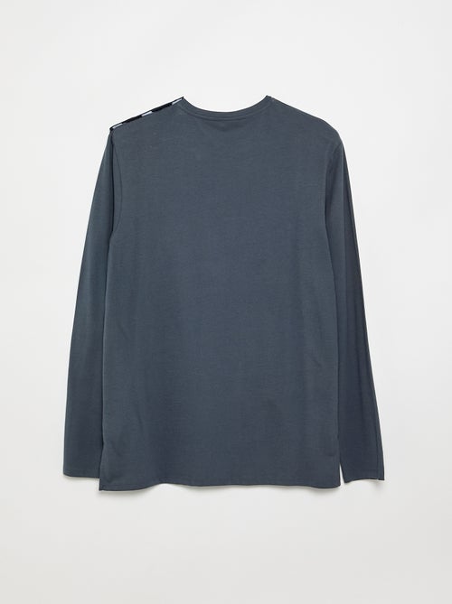 Plain Long-Sleeved T-Shirt - Easy-Dressing Collection - Kiabi