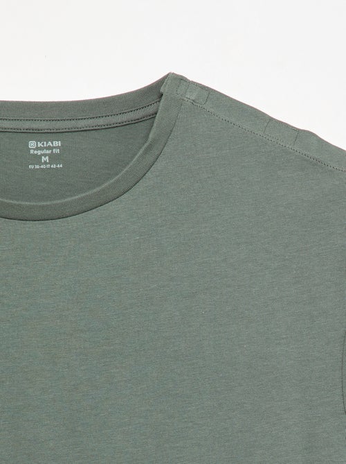 Plain Long-Sleeved T-Shirt - Easy-Dressing Collection - Kiabi