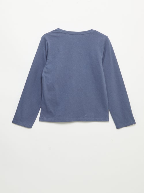 Plain long-sleeved T-shirt - Kiabi