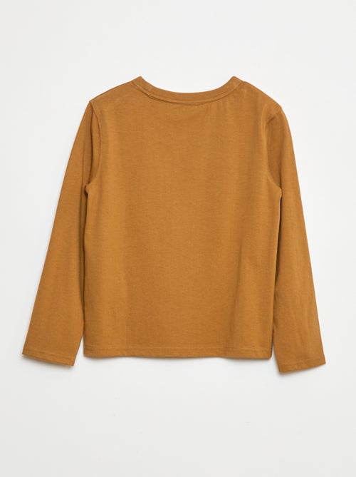 Plain Long-Sleeved T-shirt - Kiabi