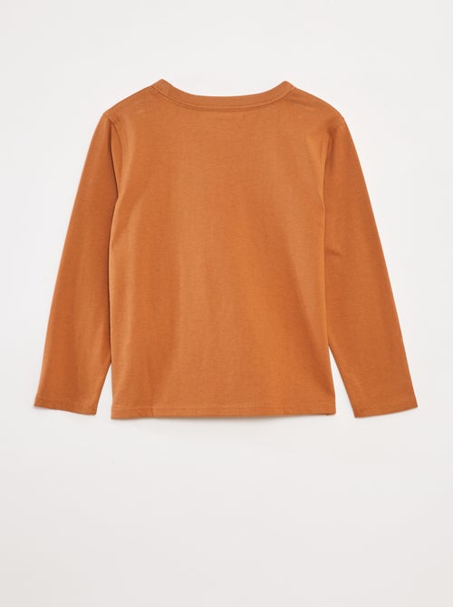 Plain Long-Sleeved T-shirt - Kiabi
