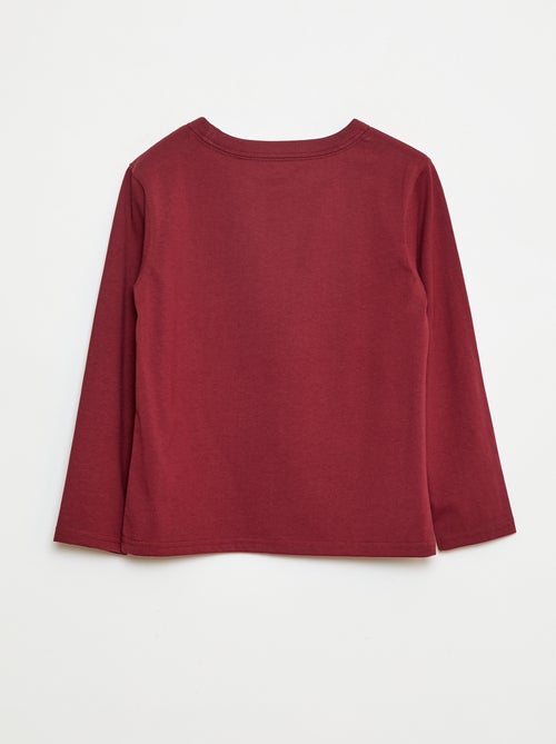 Plain Long-Sleeved T-shirt - Kiabi