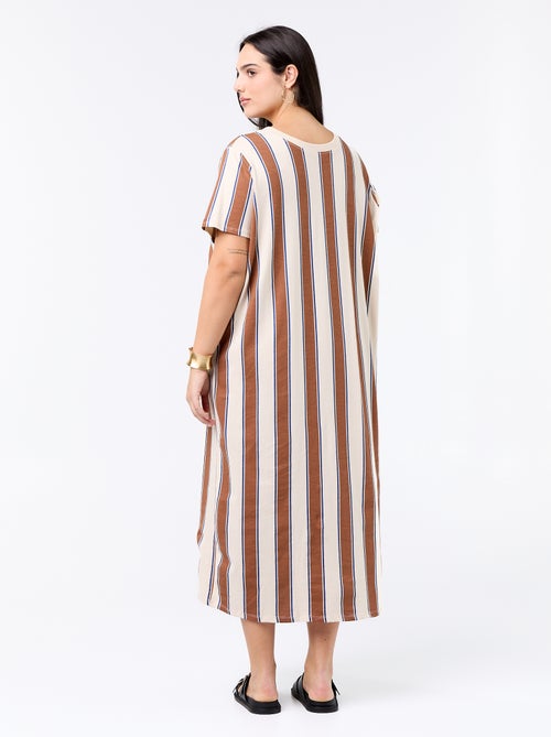 Plain long t-shirt dress - Kiabi