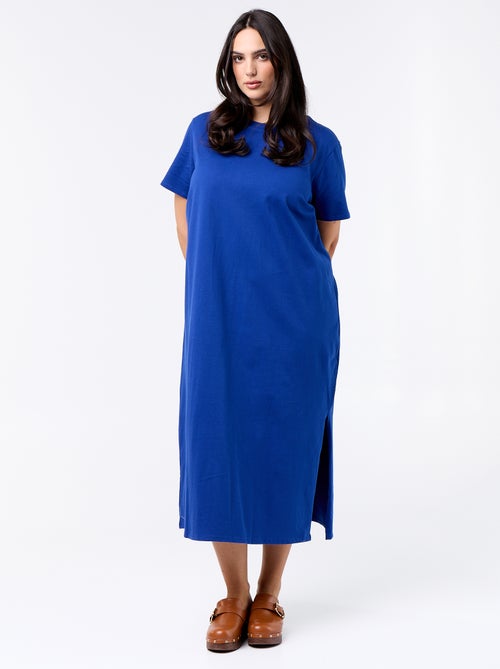 Plain long t-shirt dress - Kiabi