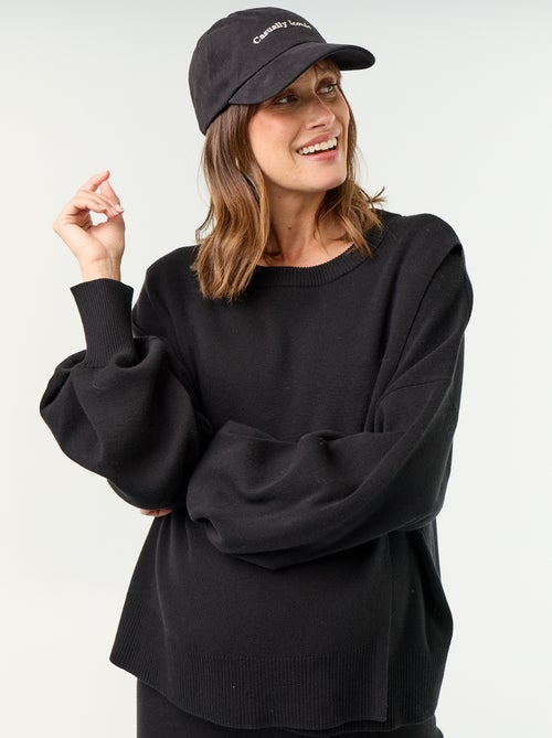 Plain Maternity Sweater - Kiabi Plain Maternity Sweater - Kiabi