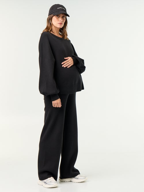 Plain Maternity Sweater - Kiabi Plain Maternity Sweater - Kiabi