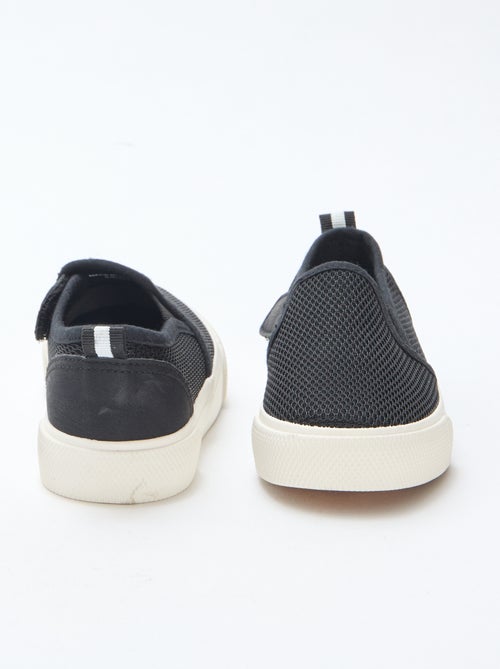 Plain Mesh Slip-On Sneakers - Kiabi