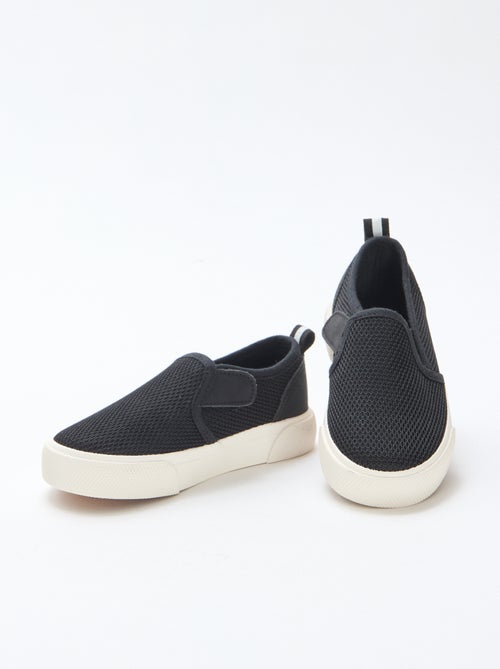 Plain Mesh Slip-On Sneakers - Kiabi