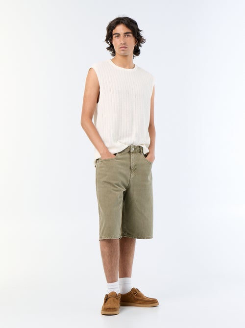 Plain openwork tank top - Kiabi Plain openwork tank top - Kiabi