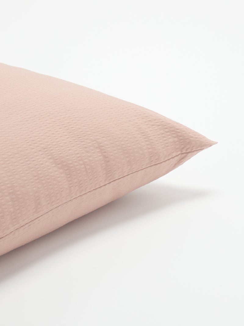 Plain pillowcase - 50 x 70 cm - KIABI Home Pink - Kiabi