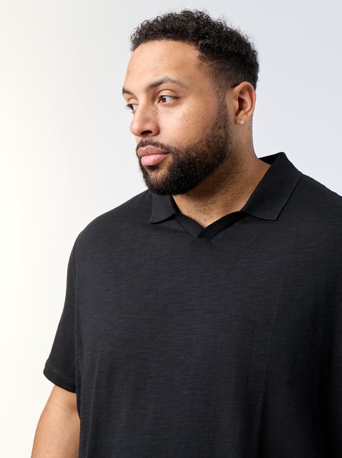 Plain Short-Sleeved Polo Shirt - Kiabi