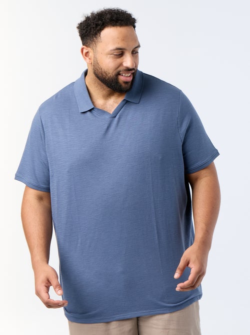 Plain Short-Sleeved Polo Shirt - Kiabi