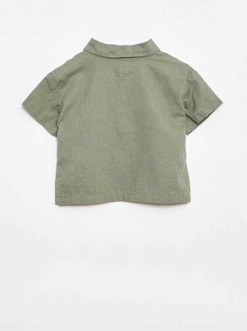 Plain Short-Sleeved Shirt - Kiabi