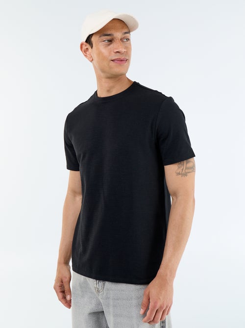 Plain short-sleeved t-shirt - Kiabi