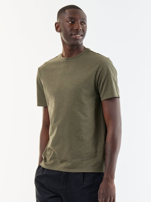 Plain short-sleeved t-shirt - Kiabi