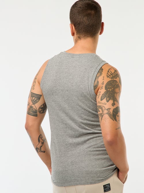 Plain sleeveless pyjama top - Kiabi