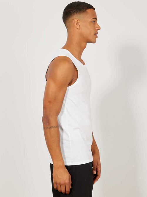 Plain sleeveless pyjama top - Kiabi