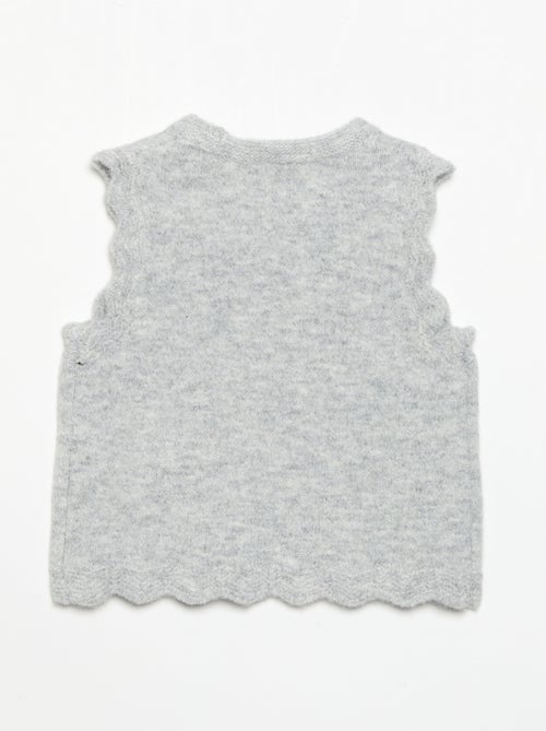 Plain Sleeveless Sweater - Kiabi Plain Sleeveless Sweater - Kiabi