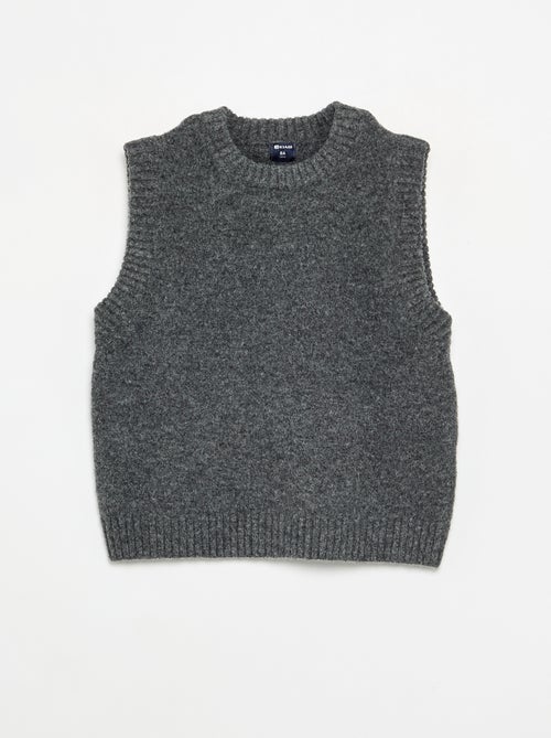 Plain Sleeveless Sweater - Kiabi