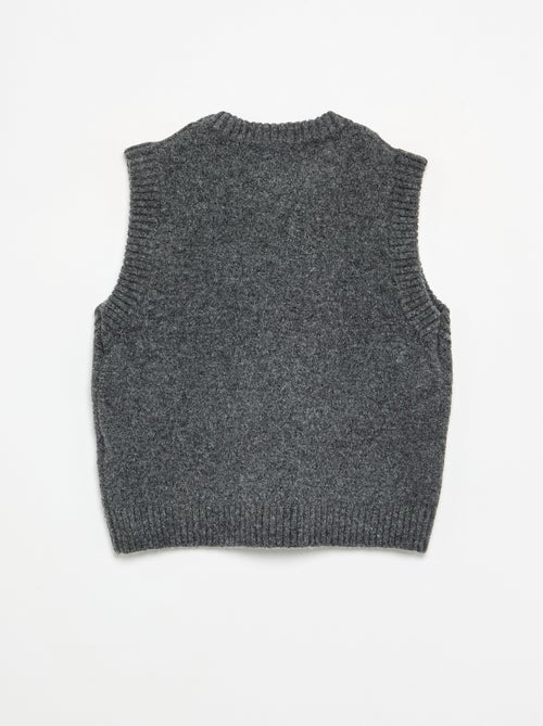 Plain Sleeveless Sweater - Kiabi