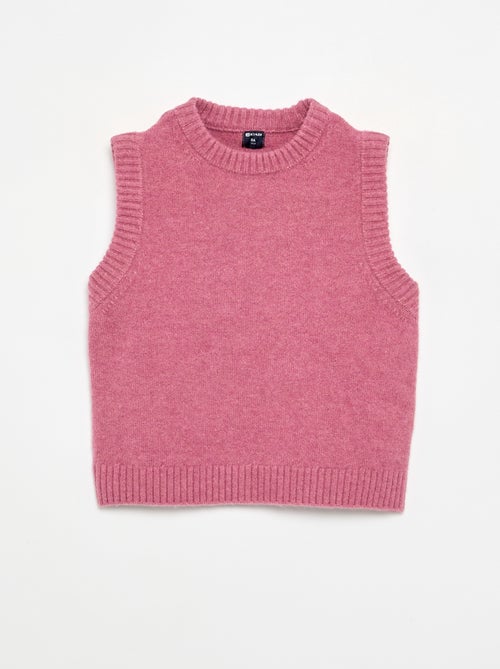 Plain Sleeveless Sweater - Kiabi