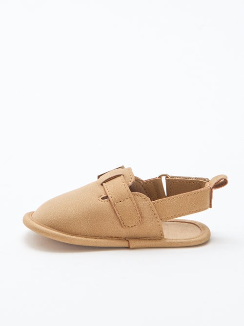 Plain Suedette Sandals - Kiabi
