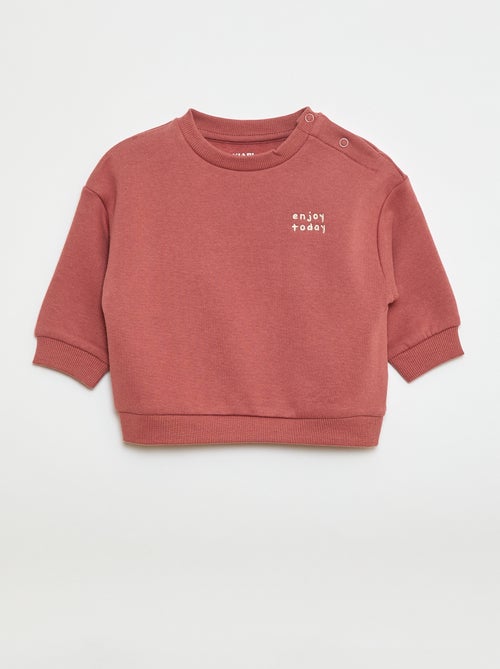 Plain sweatshirt - Kiabi