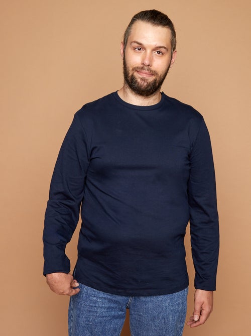 Plain T-shirt - Easy-Dressing Collection - Kiabi Plain T-shirt - Easy-Dressing Collection - Kiabi