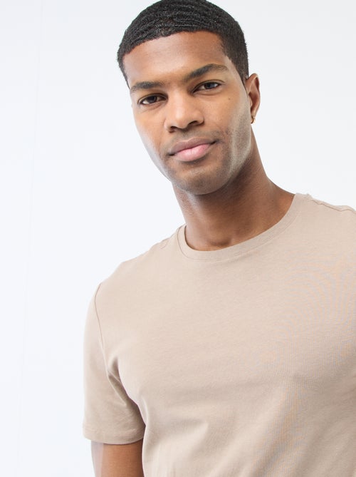 Plain T-shirt - Slim fit - Kiabi