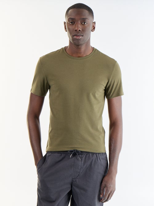 Plain T-shirt - Slim fit - Kiabi