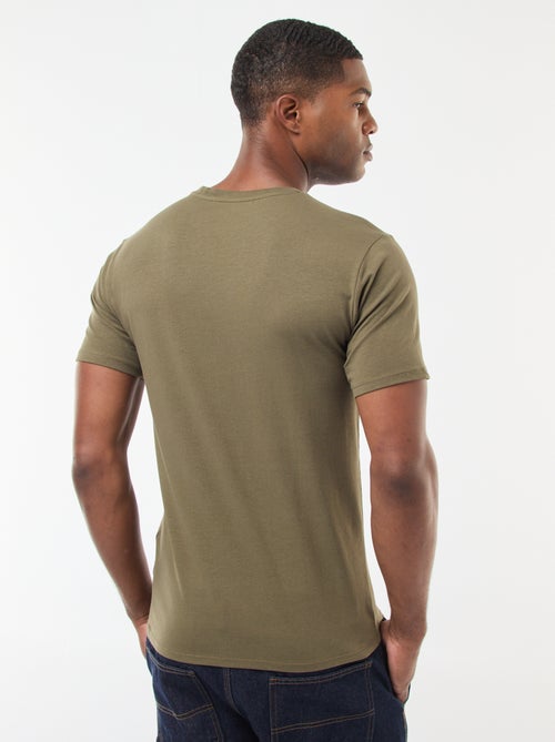 Plain T-shirt - Slim fit - Kiabi