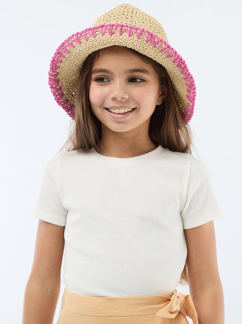 Plain T-shirt with Decorative Knots - Kiabi