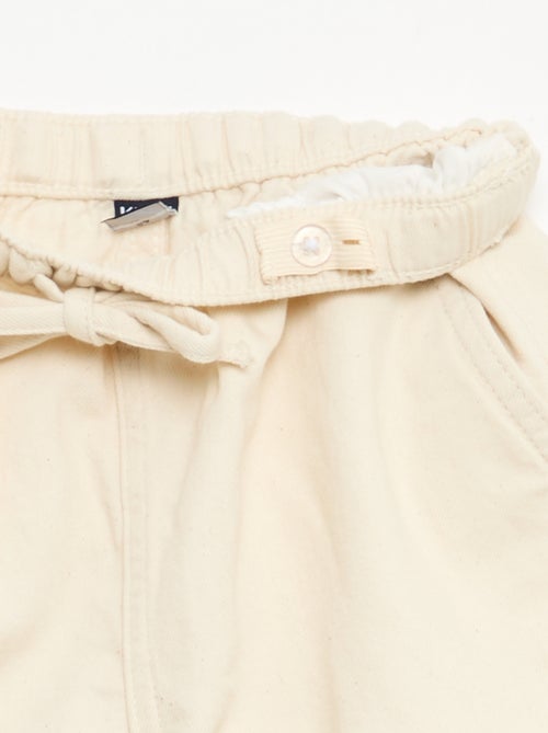 Plain Twill Shorts - Kiabi