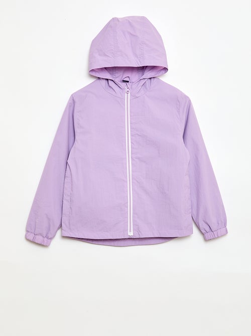Plain Windbreaker that Folds into its Hood - Kiabi