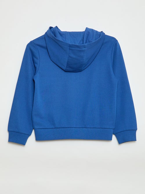 Plain zip-up hooded sweatshirt - Kiabi