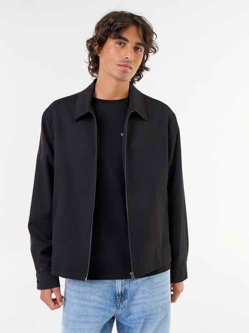 Plain zip-up jacket - Kiabi