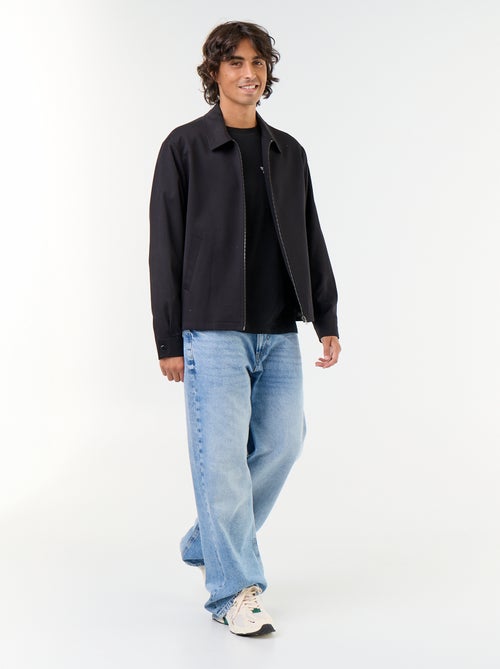 Plain zip-up jacket - Kiabi