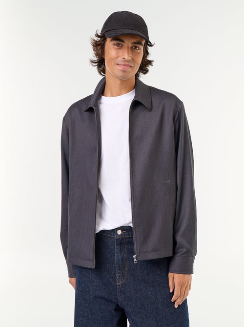 Plain zip-up jacket - Kiabi