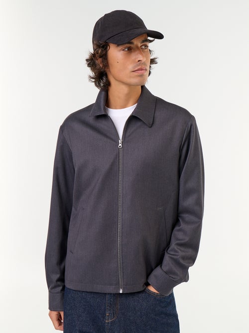 Plain zip-up jacket - Kiabi