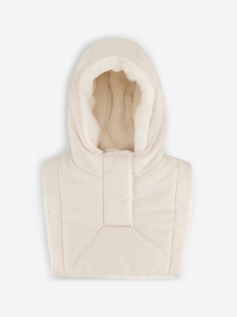 Plastron mit Kapuze Beige - Kiabi