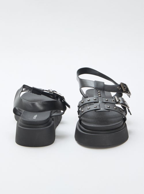Platform Sole Sandals - Kiabi