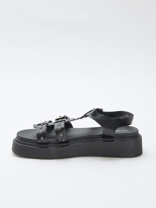 Platform Sole Sandals - Kiabi