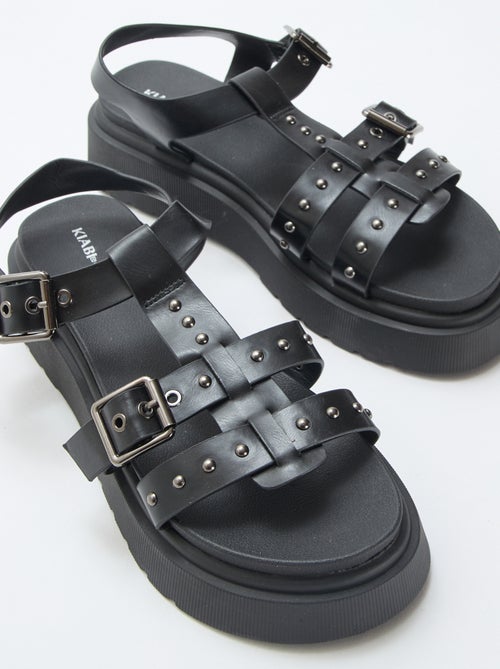 Platform Sole Sandals - Kiabi