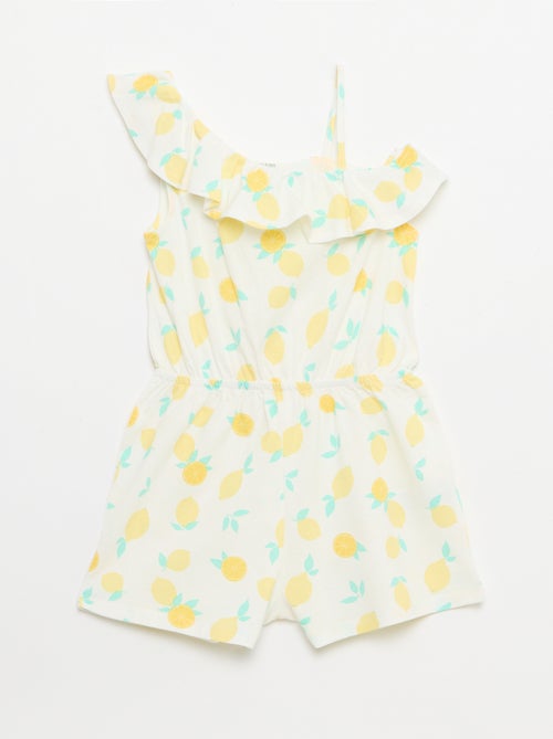 Playsuit mit asymmetrischem Kragen - Kiabi
