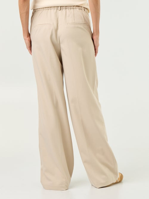 Pleated Maternity Trousers - Kiabi Pleated Maternity Trousers - Kiabi