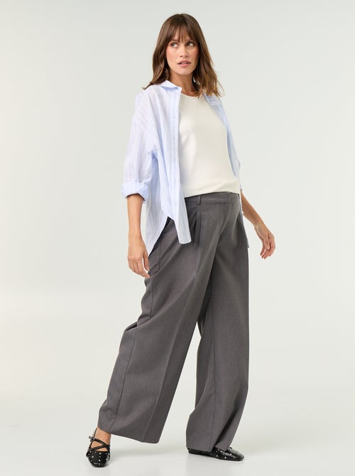 Pleated Maternity Trousers - Kiabi